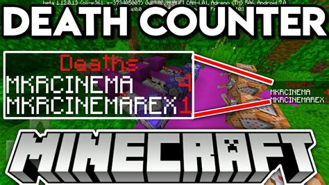 minecraft scoreboard command deaths.